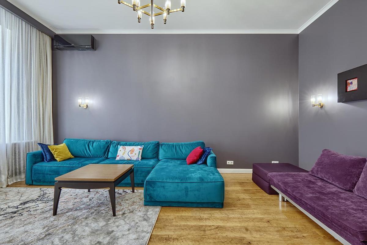 Appartamento Saksaganskogo Centre Kiev Esterno foto